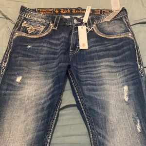 Rock Revival Tripp straight cut jeans.